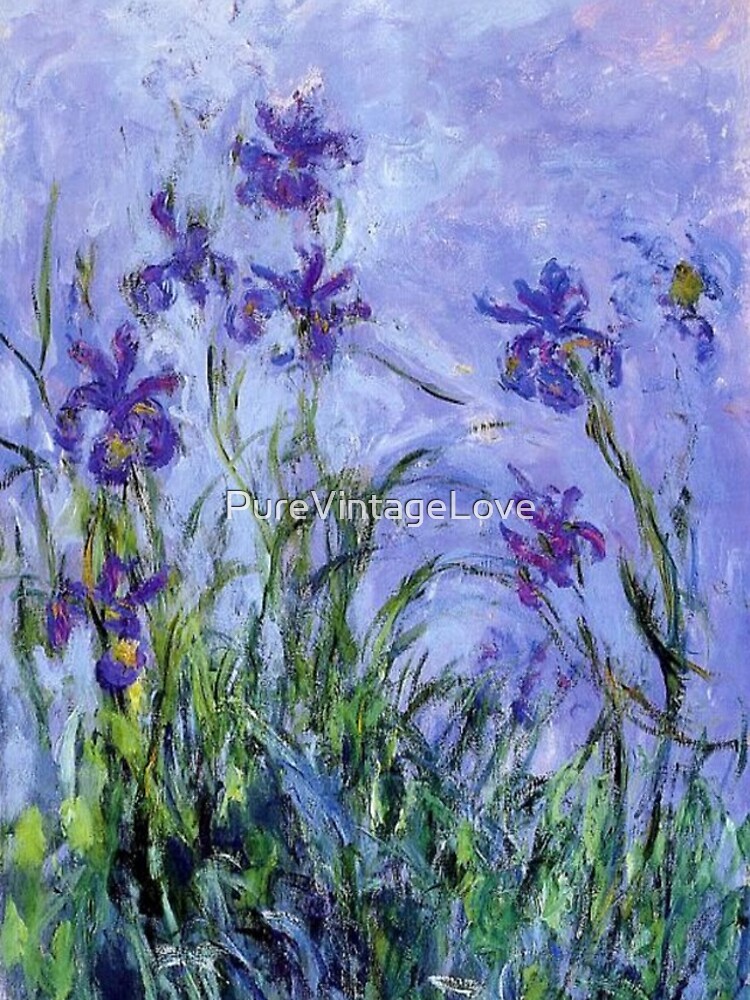 Discover Claude Monet : Lilac Irises 1914 Iphone Case