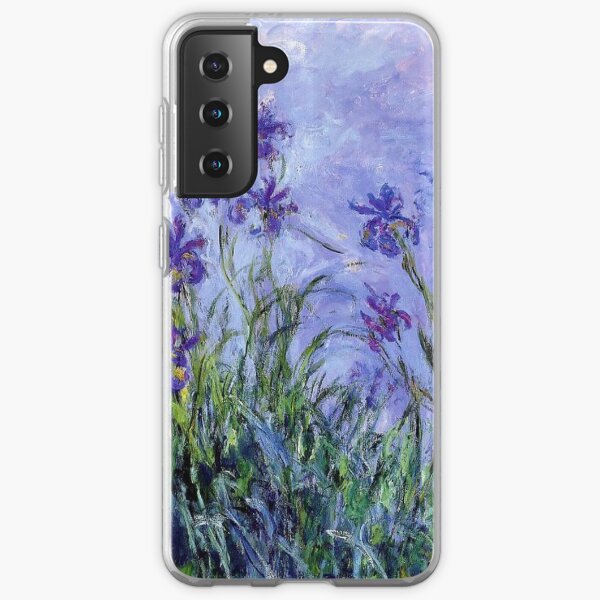 Claude Monet : Lilac Irises 1914 Samsung Galaxy Soft Case