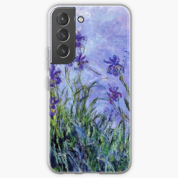 Claude Monet : Lilac Irises 1914 Samsung Galaxy Soft Case