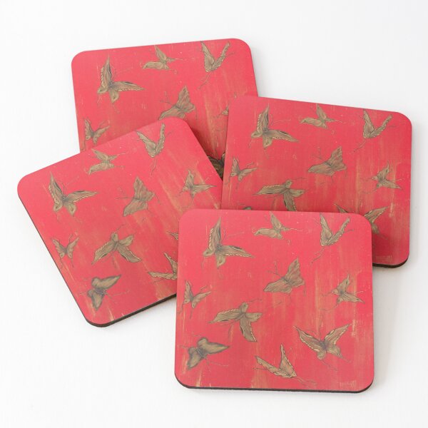Artikelvorschau, JewelBox Art Antique Butterflies - Rot entworfen und verkauft von Jewelboxart.
