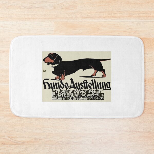 Item preview, 1905 German Dog Show Dachshund Poster designed and sold by retrographics.