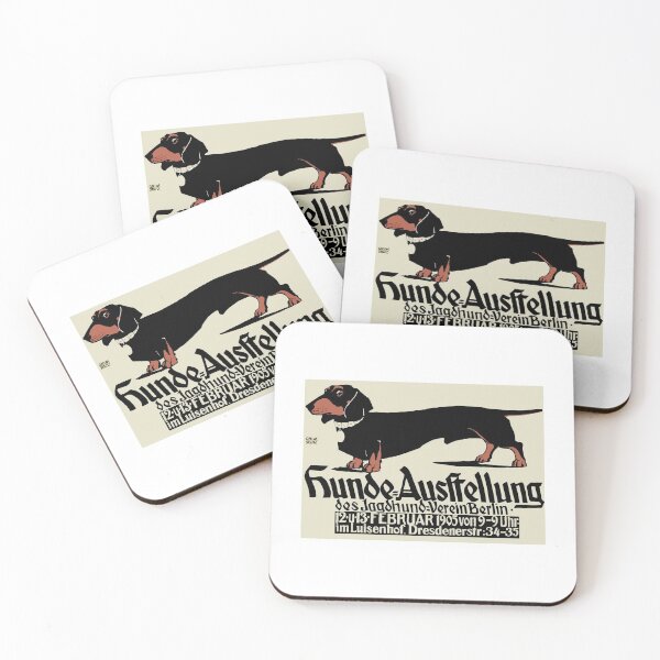 Item preview, 1905 German Dog Show Dachshund Poster designed and sold by retrographics.