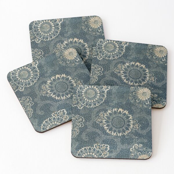 Item preview, Antique Katazome Fabric Artwork designed and sold by FuzzyHoney.