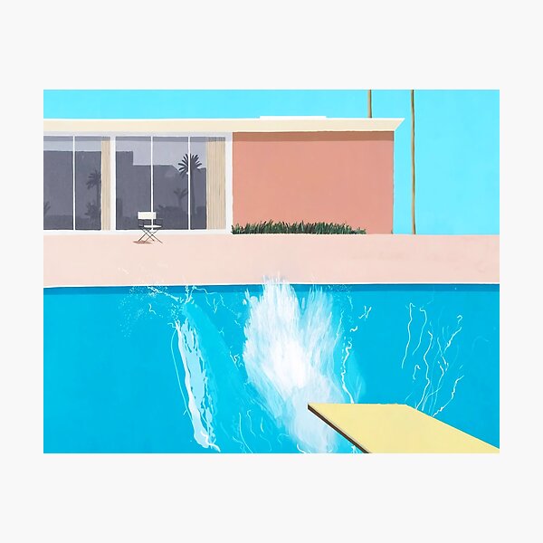 A Bigger Splash Photographic Print