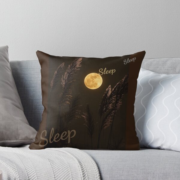 Item preview, Sleeping Breeze Leaves Night Full Moon Glow - Brown Gold designed and sold by NoGrayDays1.