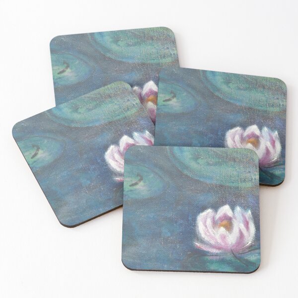 Item preview, JewelBox Art White Lilypond Detail 2 designed and sold by Jewelboxart.