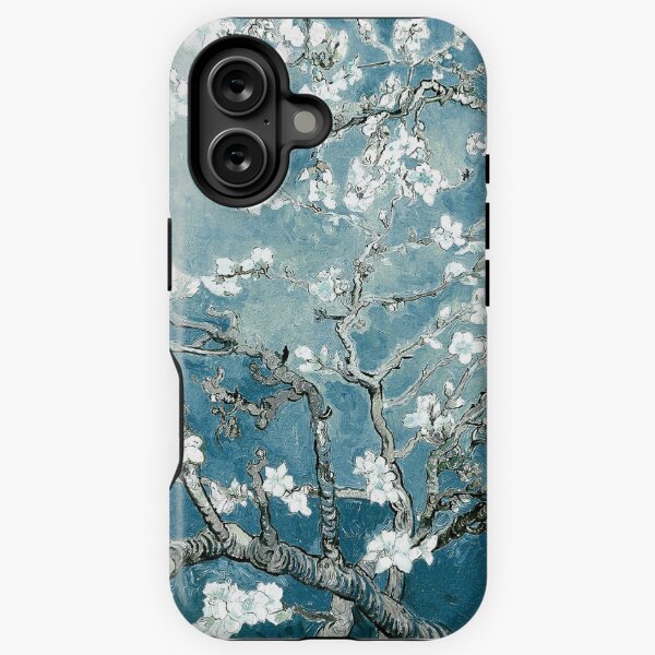 Aperçu de l'œuvre Vincent Van Gogh Fleurs d'amandier Sarcelle Élégance créée et vendue par PureVintageLove.