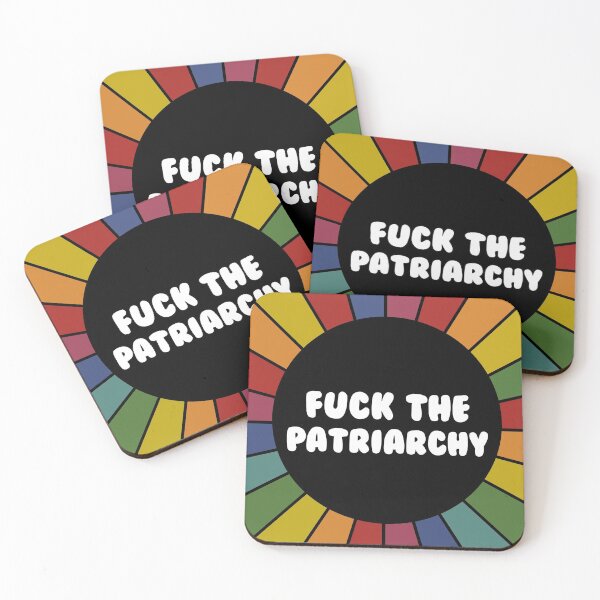 Item preview, Fuck the Patriarchy- bright sarcastic sticker designed and sold by ScapegoatPrints.