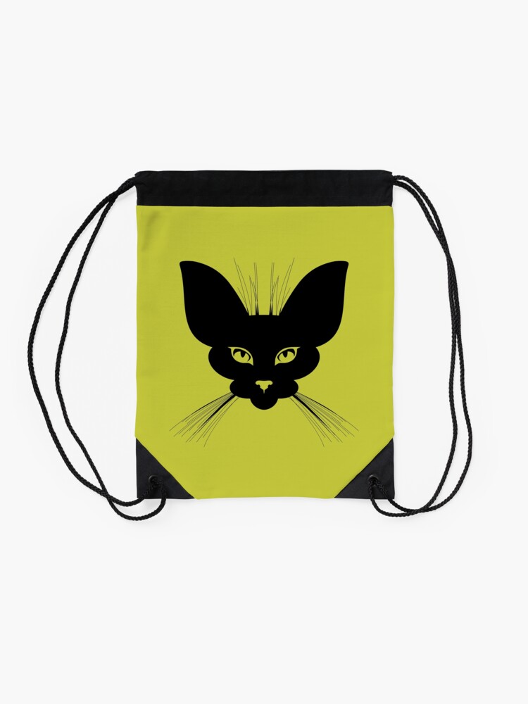 Alternate view of I am Night Drawstring Bag