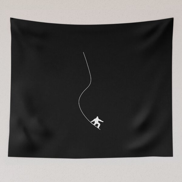 Item preview, Silueta de snowboarder designed and sold by Tabinchu.