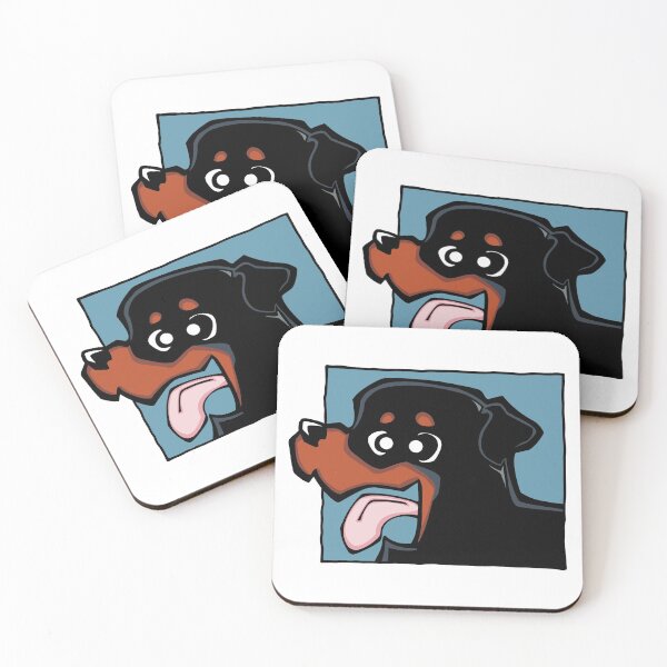 Item preview, Rottweiler (Face) WHITE BG designed and sold by TheChicken.