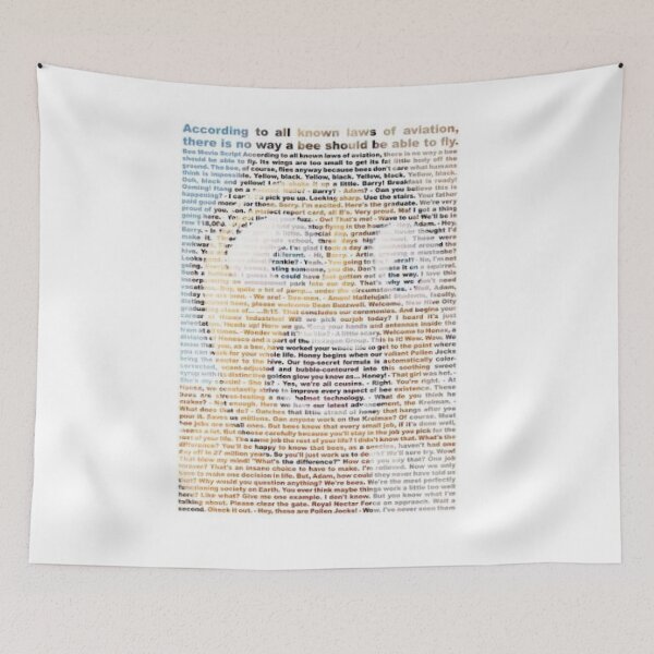 Item preview, Entire bee movie script designed and sold by FluffyMuffins.