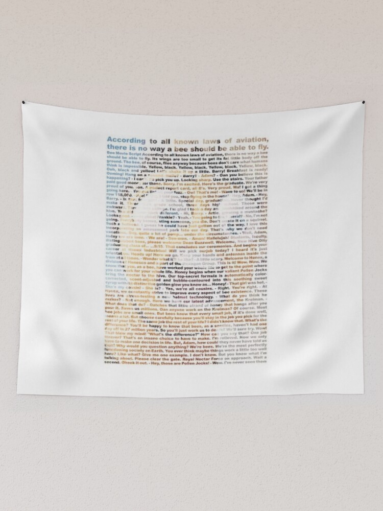 Bee movie tapestry hot sale