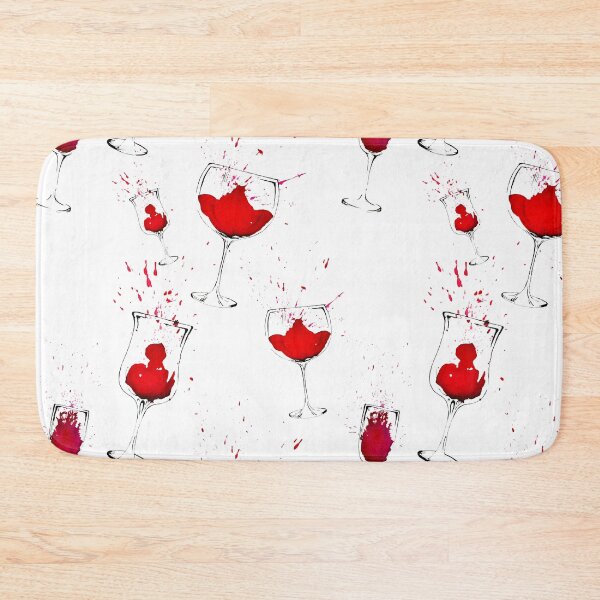 Item preview, Glass of Red Wine designed and sold by Bazarovaart.