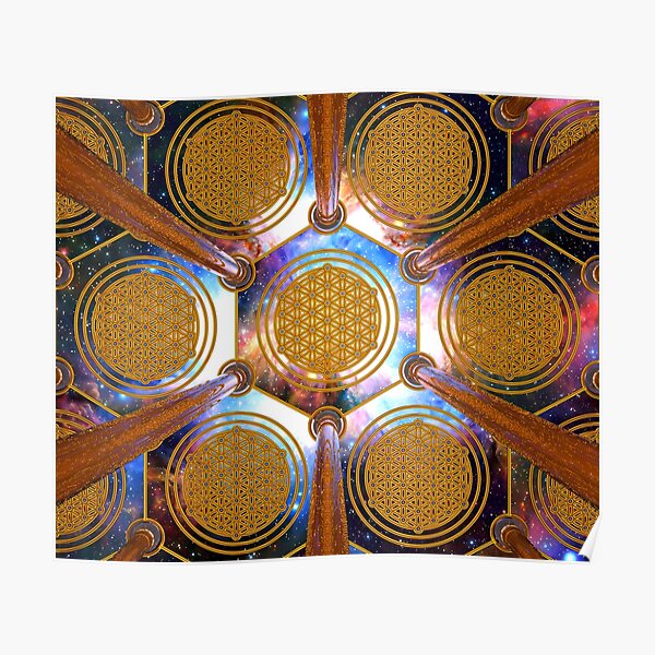 Flower of life Healing Code Poster