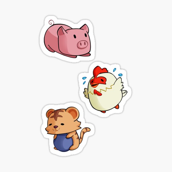 “Chinese Zodiac Sticker Set 1” Sticker for Sale by ArtofArvinP | Redbubble