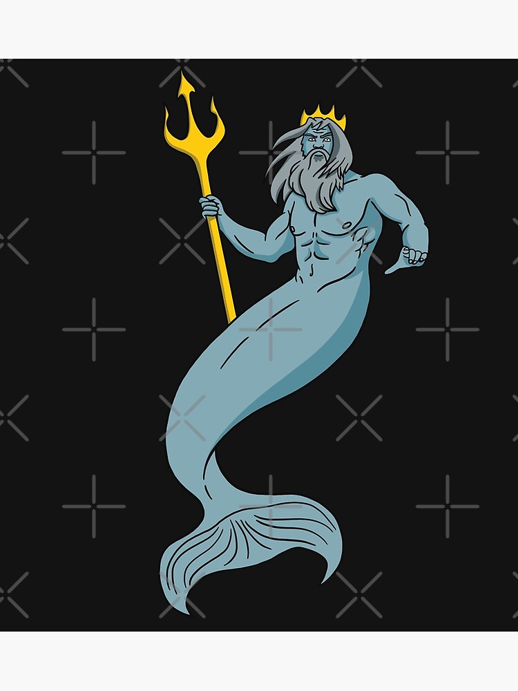 Neptune aka Poseidon - Greek God of Water and Sea T-Shirt