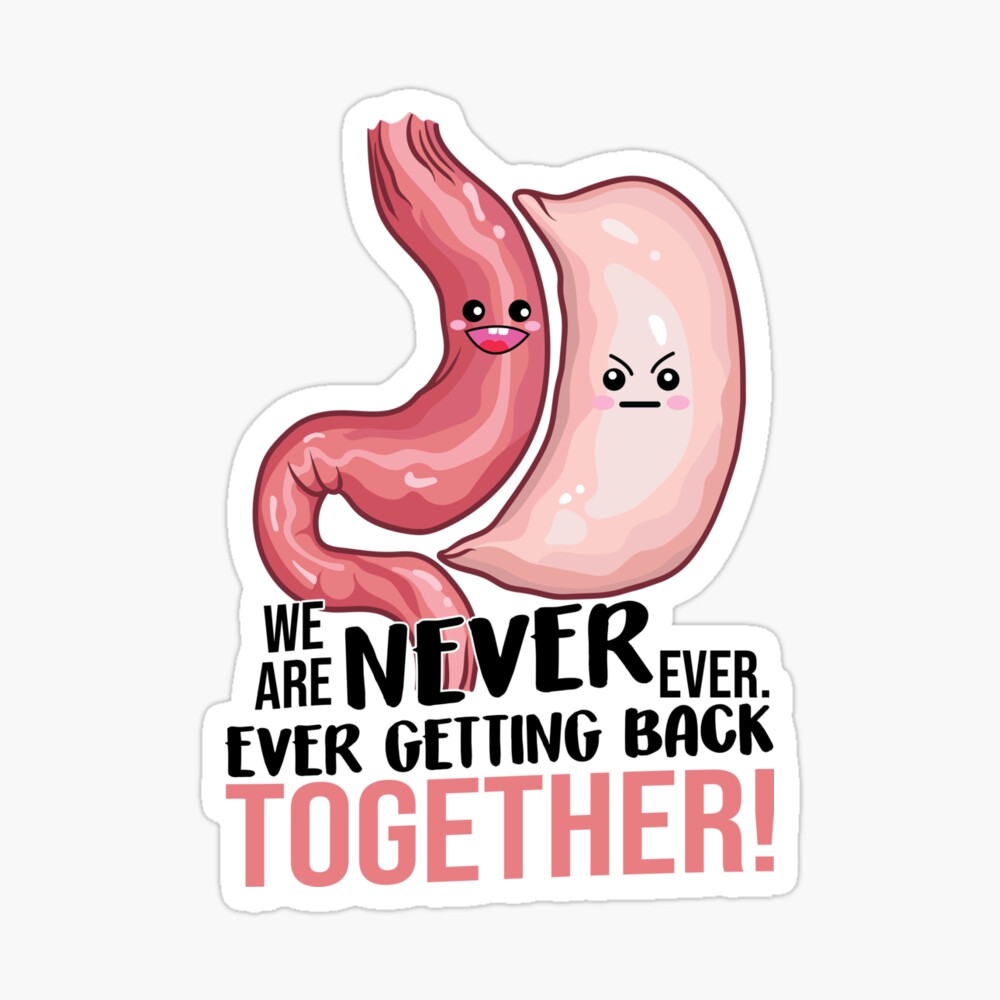 Gastric Sleeve We Are Never Ever Getting Back Together Bariatric Surgery Medical Alert Cute Gift Magnet By Sifoustore Redbubble