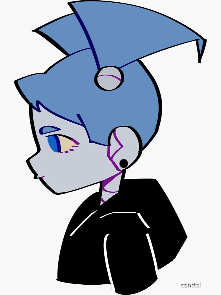 MLAATR - XJ-9 a.k.a. Jenny Smiling Sticker for Sale by mvelas17