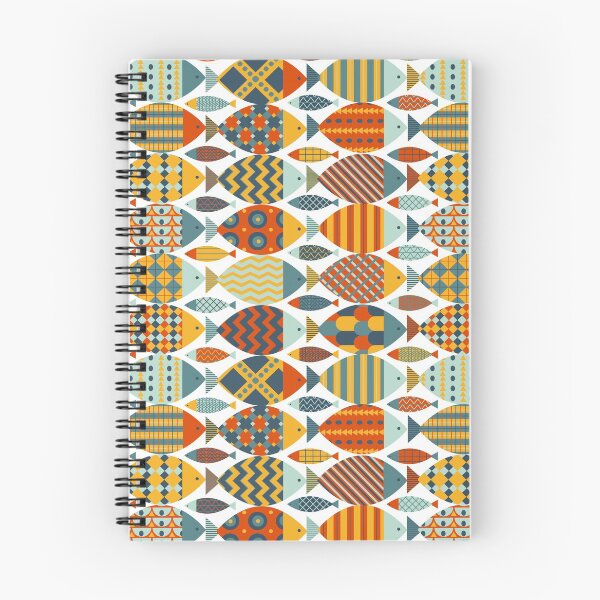 Item preview, geometric fishes designed and sold by Angela Sbandelli.
