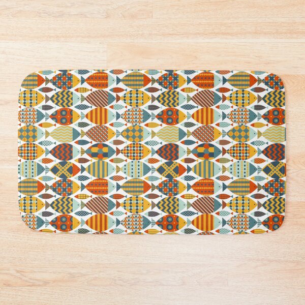Item preview, geometric fishes designed and sold by Angela Sbandelli.