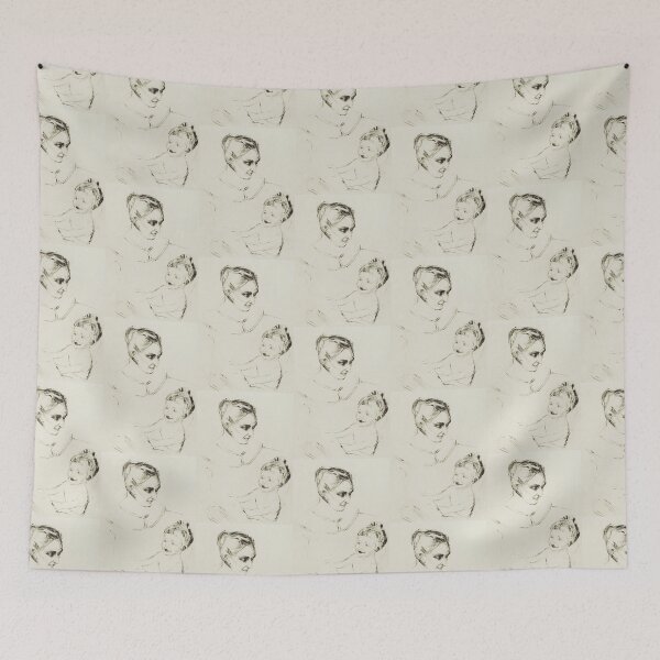 Item preview, Woman and child by Edvard Munch artwork designed and sold by Vintage Designs +.