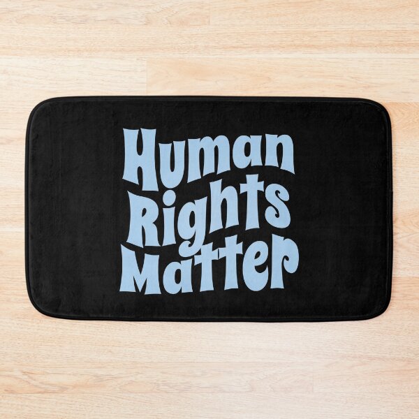 Item preview, Human Rights Matter (Inspirational and Motivational Political Quote • Vintage Classic 70's Look) designed and sold by SassyClassyMe.