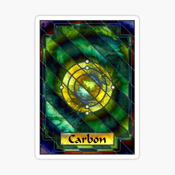 Element 6: Carbon Sticker