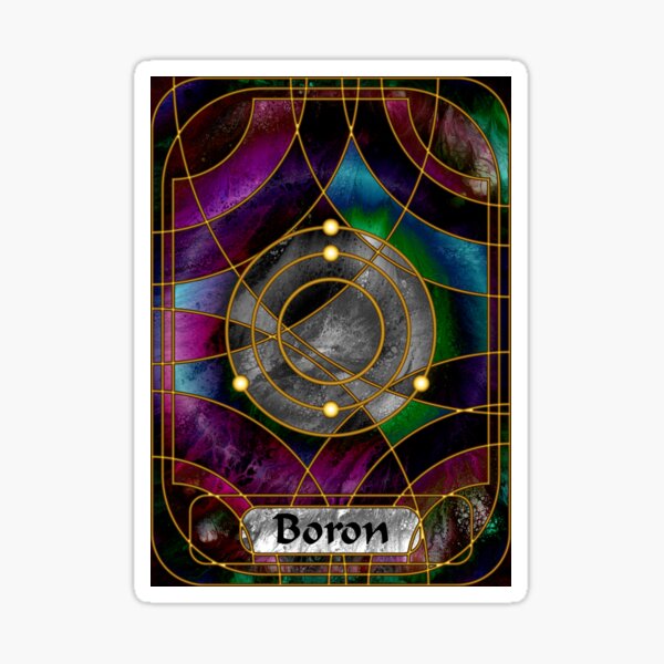 Element 5: Boron Sticker
