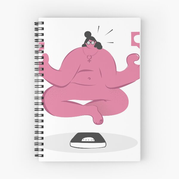 Item preview, Print with a meditating feminist on social networks designed and sold by Alexey Medvedev.