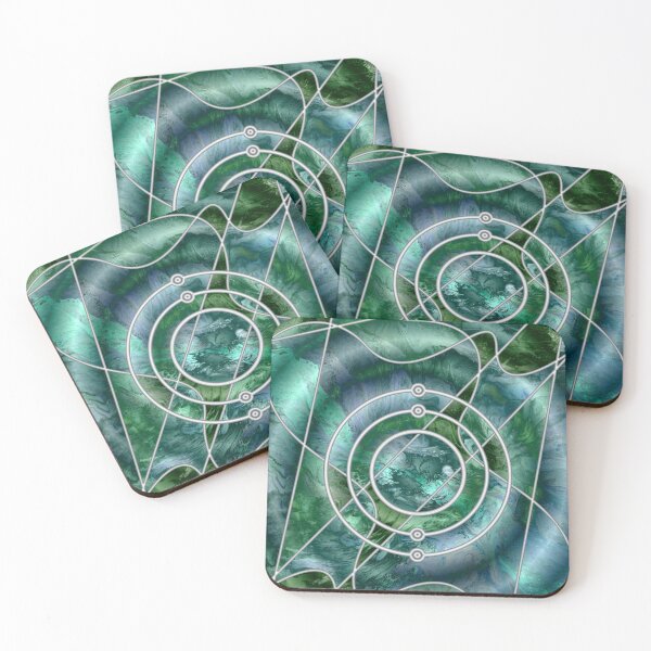 Element 4: Beryllium Coasters (Set of 4)