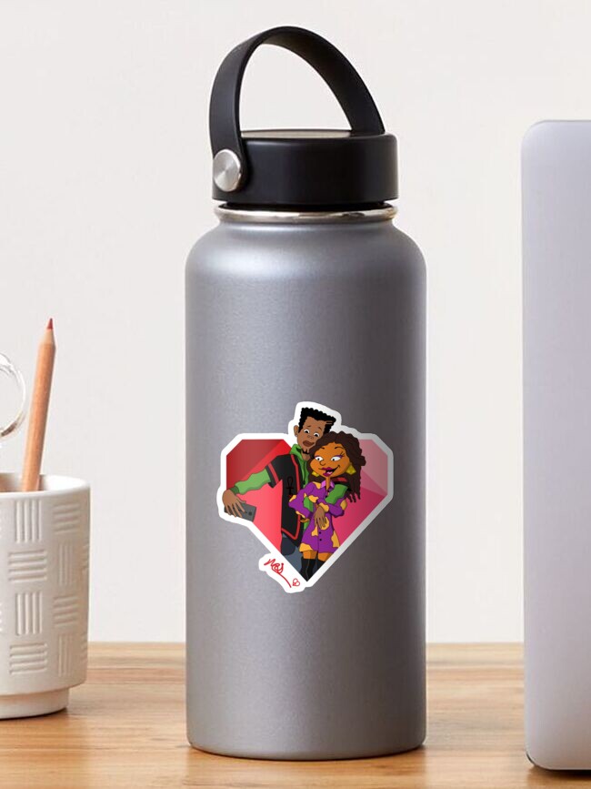 Thumbnail 1 of 3, Sticker, PANnimated Love: Vince + Susie designed and sold by mikeysomebody.
