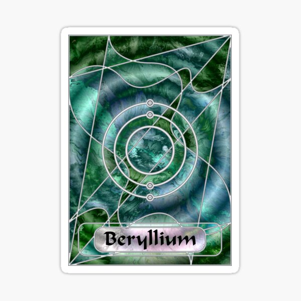 Element 4: Beryllium Sticker