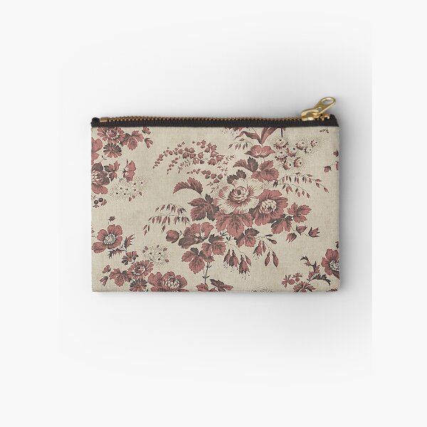 Item preview, Antique French Printed Floral Fabric Artwork designed and sold by FuzzyHoney.
