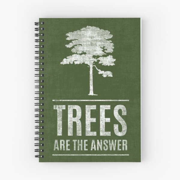 Item preview, Retro 1970's Trees Are The Answer Print designed and sold by WildDaisy.