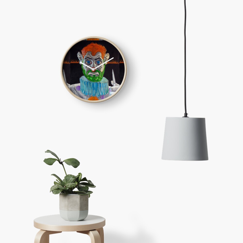 Item preview, Clock designed and sold by RetinalKandy.