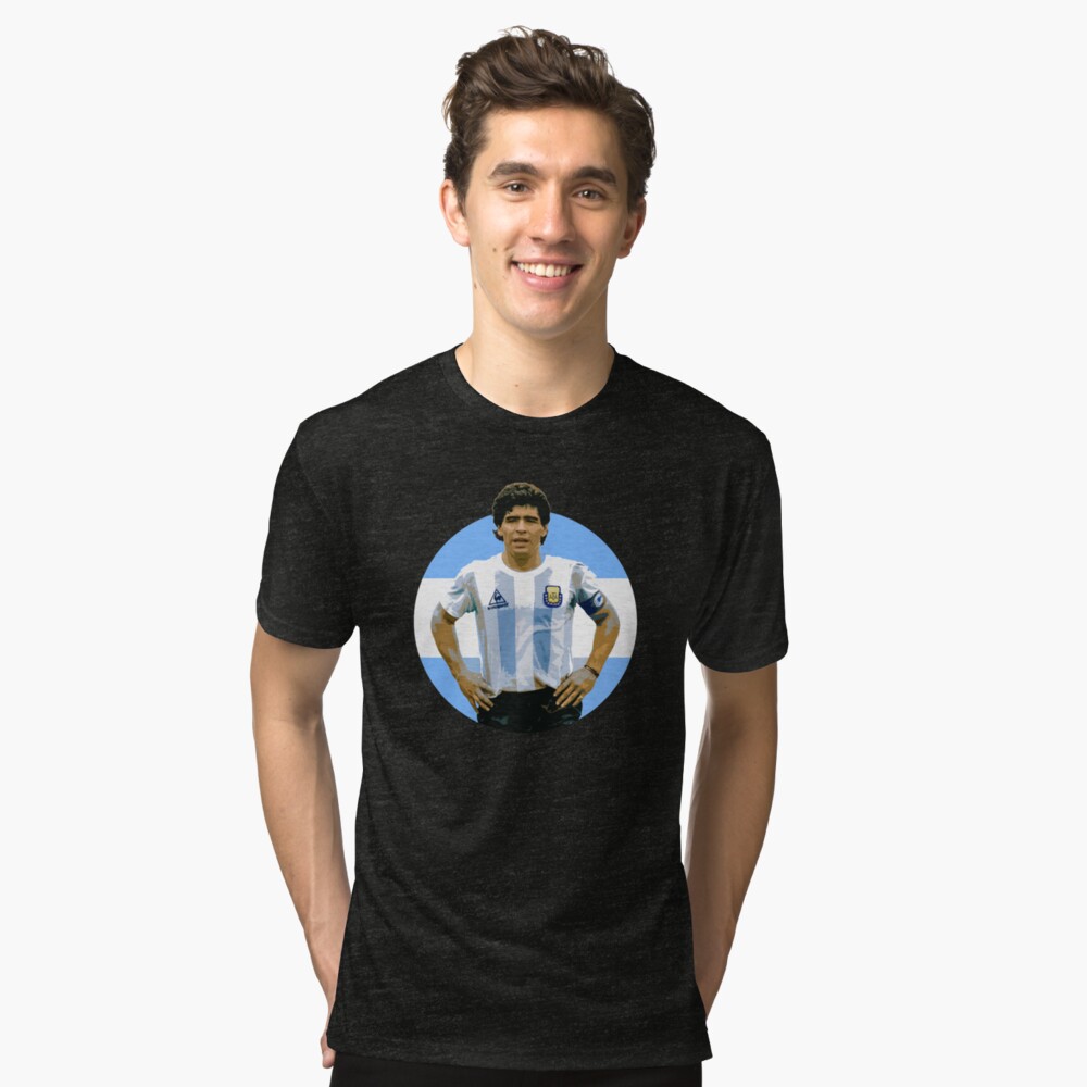 Maradona - The Argentinian Legend Tri-blend T-Shirt