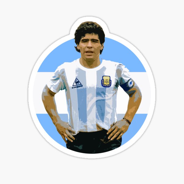 Maradona - The Argentinian Legend Sticker