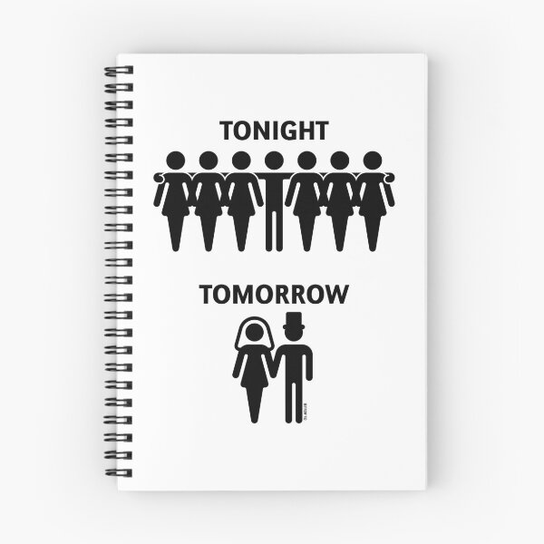 Item preview, Tonight – Tomorrow (Stag Night / Bachelor Party / Groom / Black) designed and sold by MrFaulbaum.