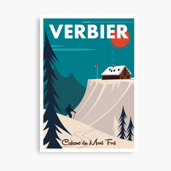 Item preview, Verbier Mont Fort poster designed and sold by GAGodel.