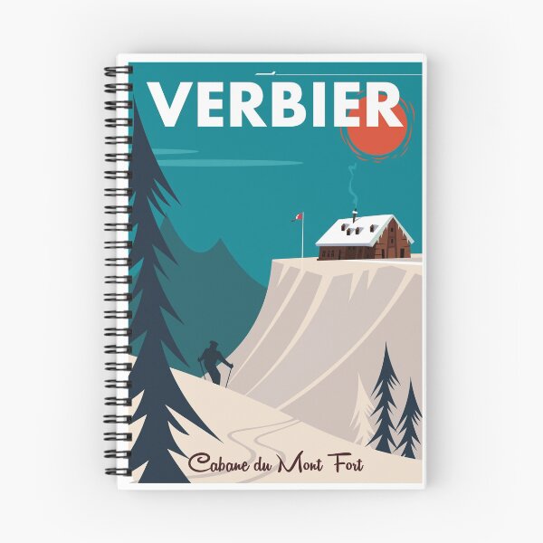 Item preview, Verbier Mont Fort poster designed and sold by Gary Godel.