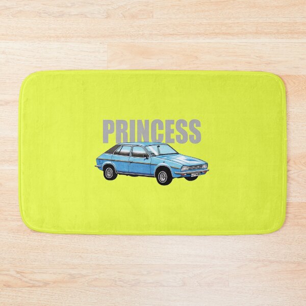 Item preview, British Leyland Princess on yellow with text designed and sold by Retroblast.