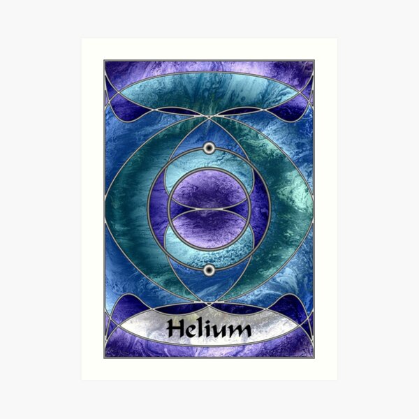 Element 2: Helium Art Print