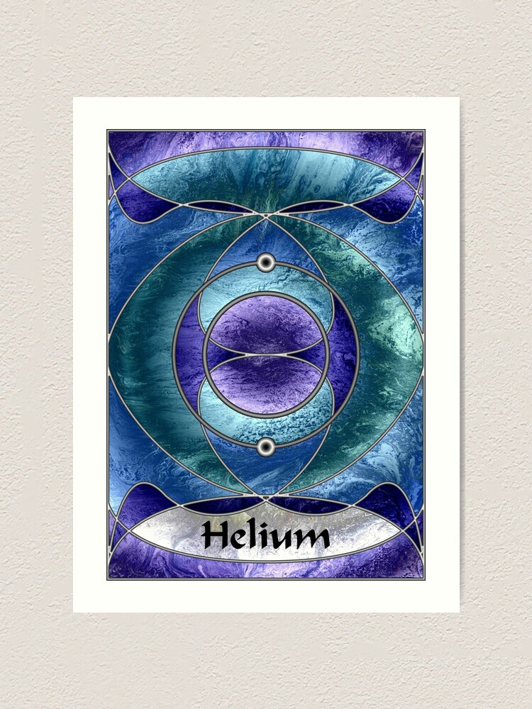 Alternate view of Element 2: Helium Art Print