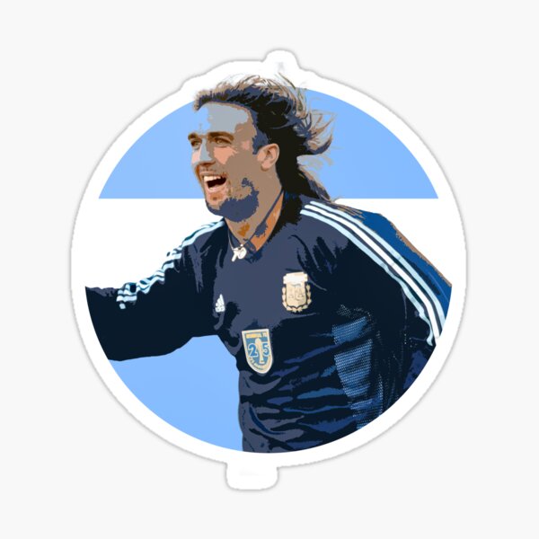 Batistuta - Argentinian Football Legend Sticker