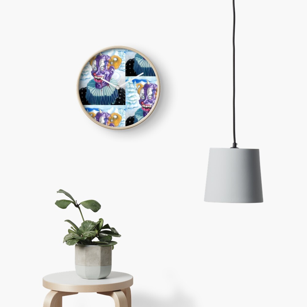 Item preview, Clock designed and sold by RetinalKandy.