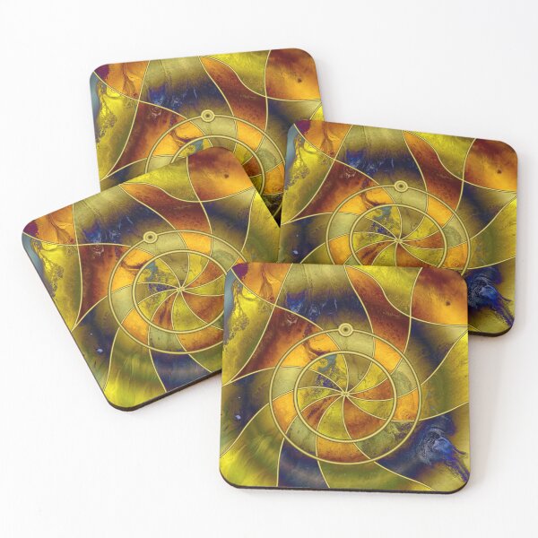Element 1: Hydrogen Coasters (Set of 4)