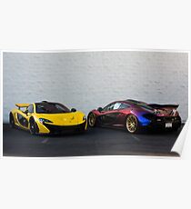 2x McLaren P1's Poster