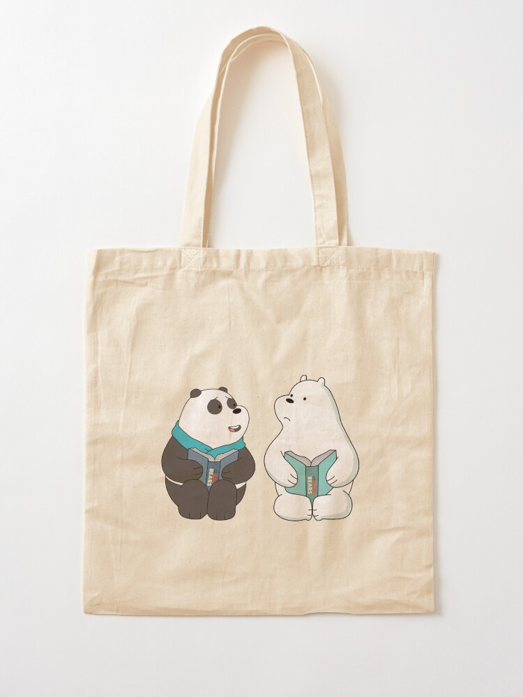 We Bare Bears Ice Bear and Panda bear Reading Time