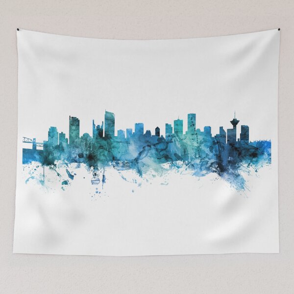 Artikelvorschau, Vancouver Canada Skyline entworfen und verkauft von ArtPrints.